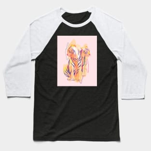 Tiger Study Baseball T-Shirt